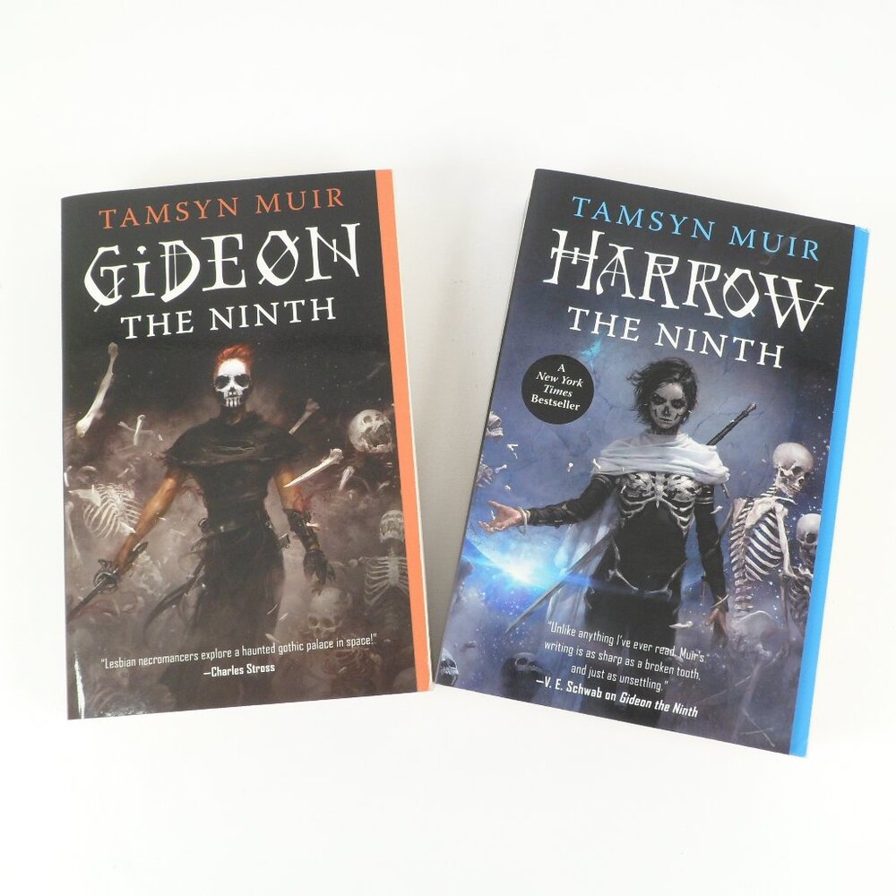 Set of 2 Tamsyn Muir Books Gideon and Harrow the Ninth Paperback Series Fantasy